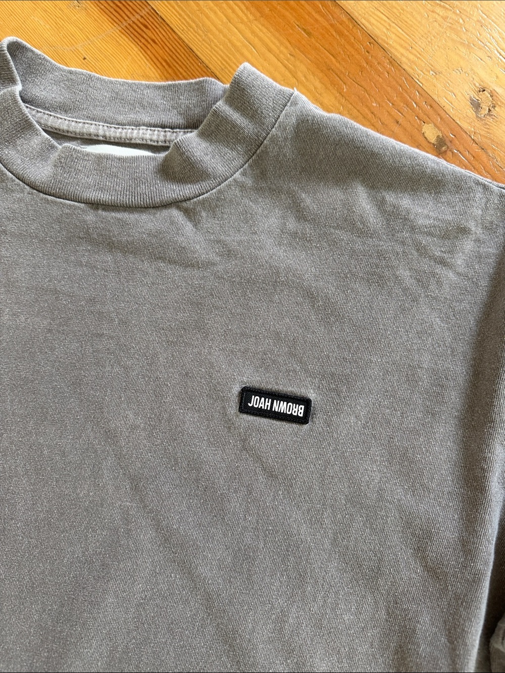 Joah Brown Oversized Long Sleeve Tee S/M - Picture 2 of 5